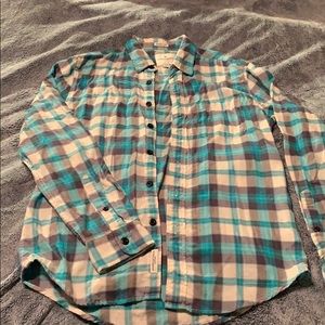 Men’s long sleeve flannel shirt